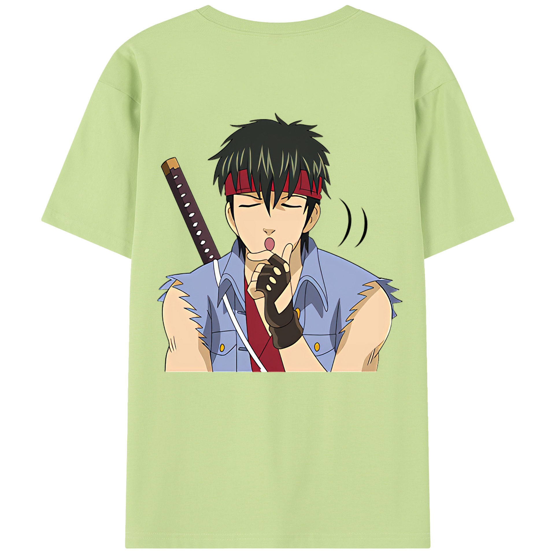 （画像用） ぎんたま 坂田銀時（さかたぎんとき） 神楽 志村新八（しむら しんぱち） GINTAMA Sakata Gintoki Kagura Shimura Shinpachi 綿100％半袖Tシャツ（背面プリント）